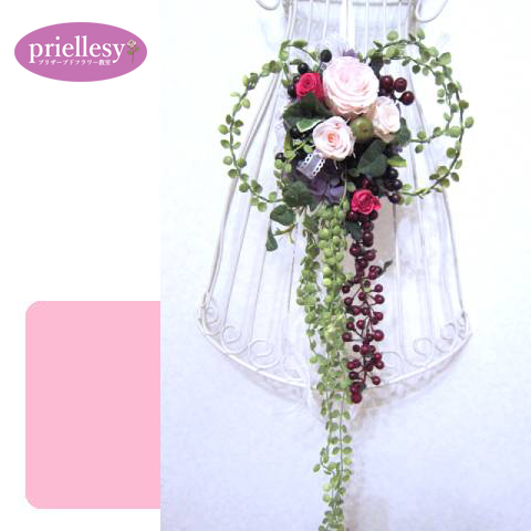 プリザーブドフラワー　スワッグ