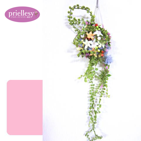 プリザーブドフラワー　スワッグ