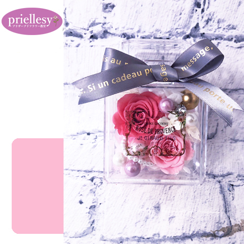 プリザーブドフラワー　香水瓶型アレンジ2個セット