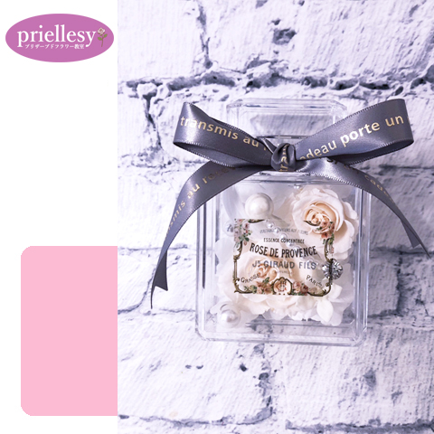 プリザーブドフラワー　香水瓶型アレンジ2個セット