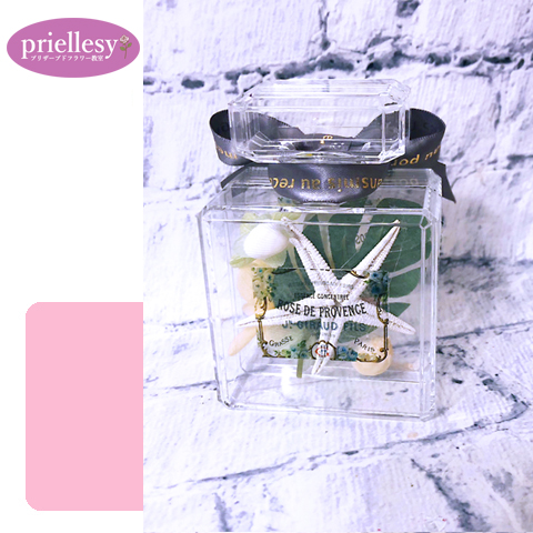 プリザーブドフラワー　香水瓶型アレンジ2個セット