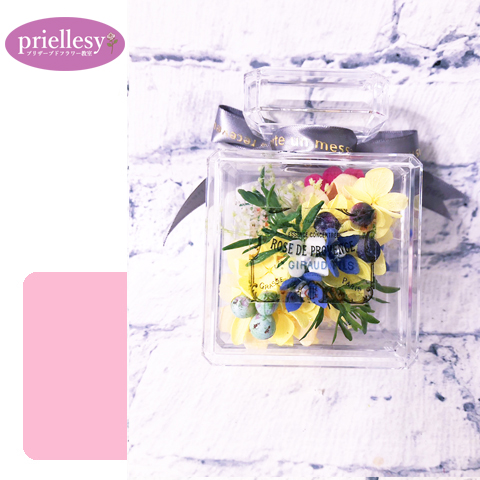 プリザーブドフラワー　香水瓶型アレンジ2個セット