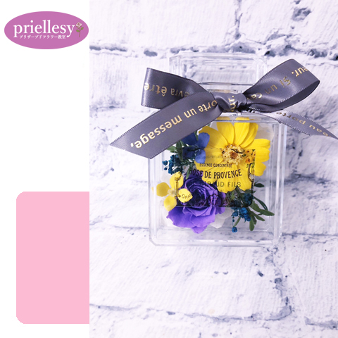 プリザーブドフラワー　香水瓶型アレンジ2個セット