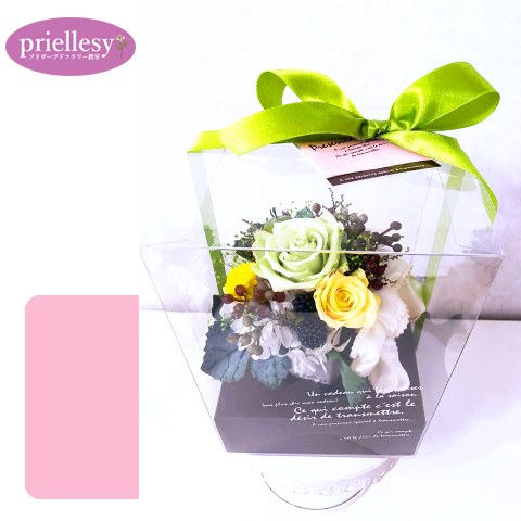 プリザーブドフラワー　ポットアレンジ