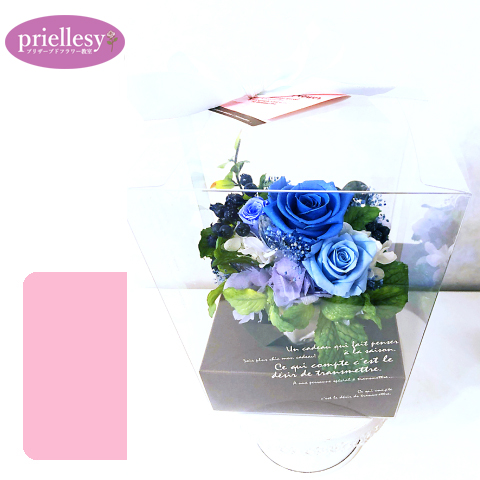 プリザーブドフラワー　ポットアレンジ