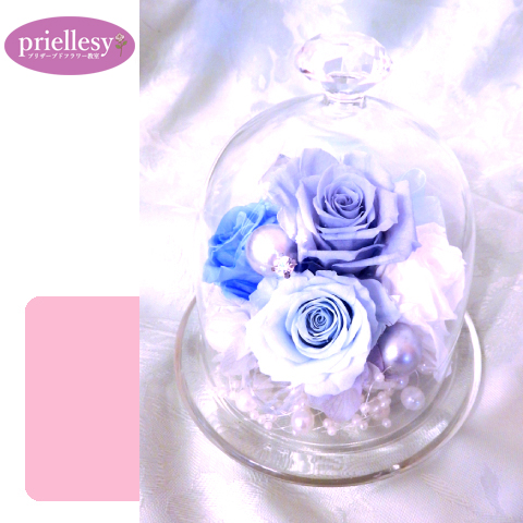 プリザーブドフラワー　カルテットローズドーム