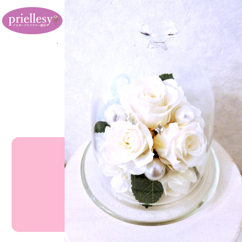 プリザーブドフラワー　カルテットローズドーム