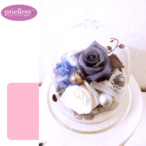 プリザーブドフラワー　カルテットローズドーム