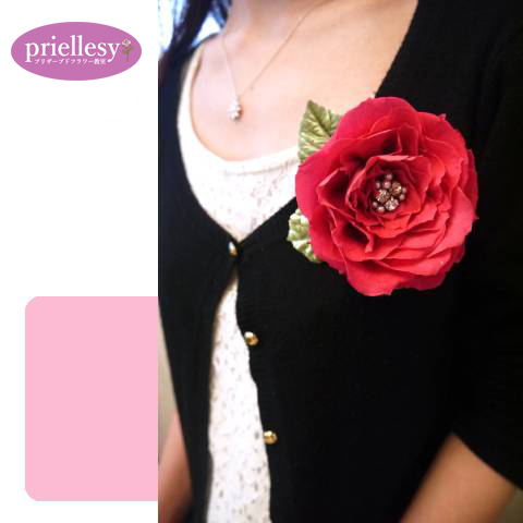 プリザーブドフラワー　コサージュメリア