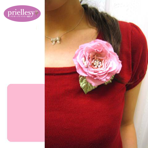 プリザーブドフラワー　コサージュメリア