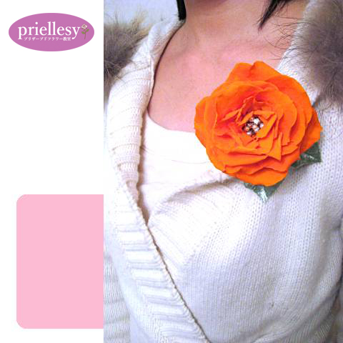 プリザーブドフラワー　コサージュメリア