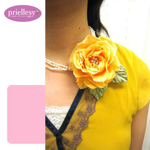 プリザーブドフラワー　コサージュメリア