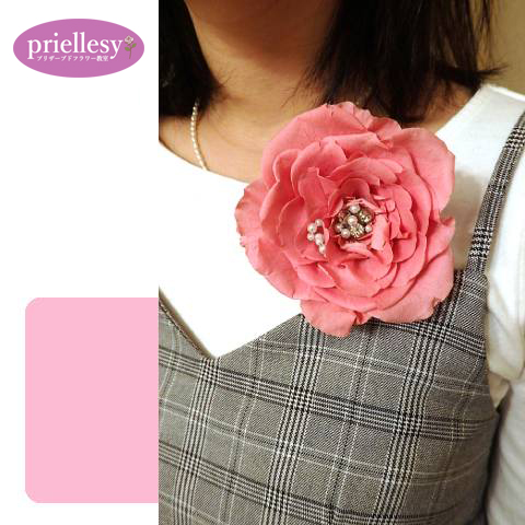 プリザーブドフラワー　コサージュメリア